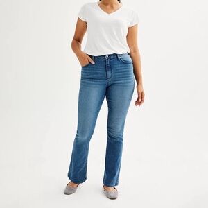 NWT Sonoma Women's Low Rise Blue Boot Cut Jeans